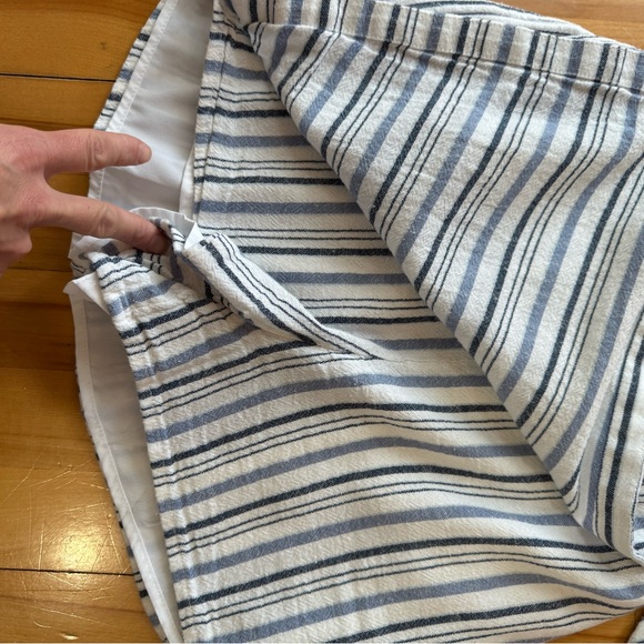 Striped Tie-Waist  high rise Skort - Picture 3 of 5